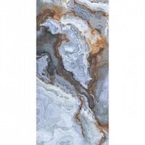 Керамогранит HARLOW BLUE (GOLDEN GLOSSY CARVING)