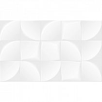 Плитка настенная Blanc white белый 02 30х50