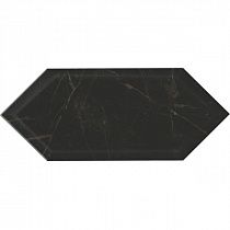 Плитка настенная 35010 Келуш грань черный 14x34