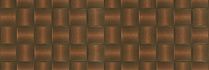 Плитка настенная Bliss brown коричневая 03