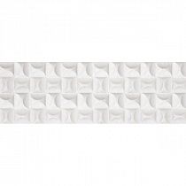 Плитка настенная Lauretta white белый 04 30х90